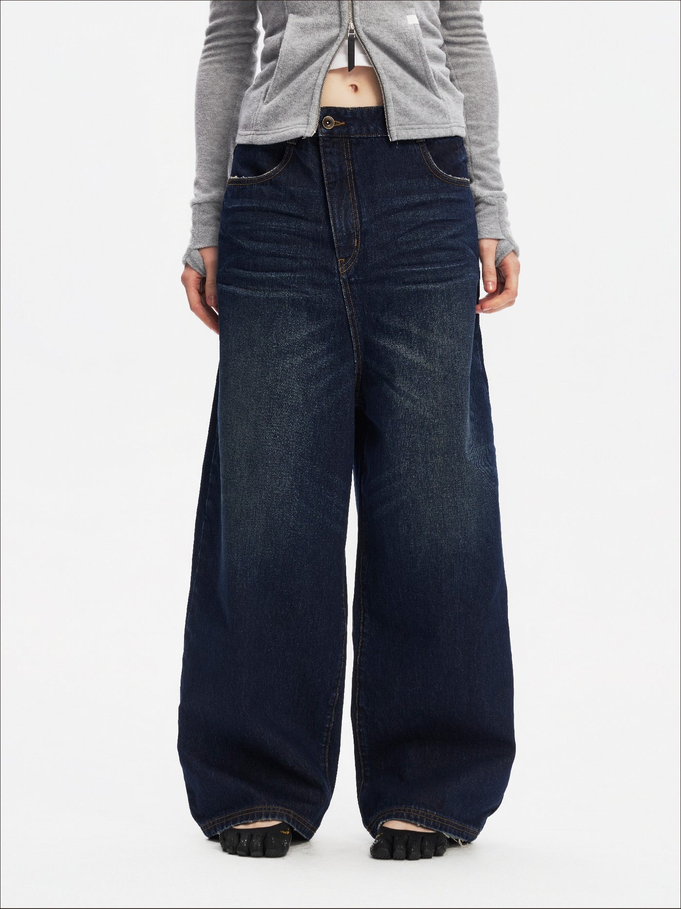 Washed Classic Loose Wide Leg Jeans SAL0206