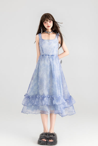 Clear Fairy Royal Style Suspender Dress KEI0098