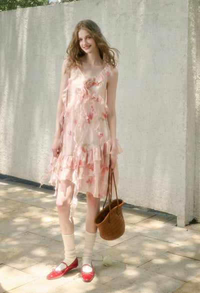 French Irregular Fairy Dress GRO0166