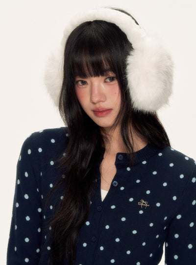 Polka Dot Basic Knit Cardigan WEE0091