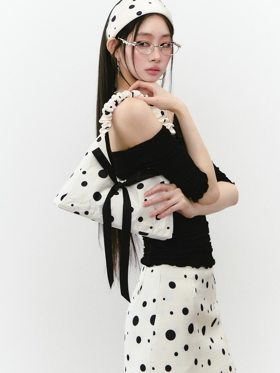 One-shoulder Mid-sleeve T-shirt VIA0244