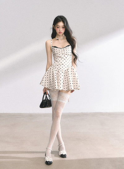Lace Polka Dot Tutu Dress DIA0446