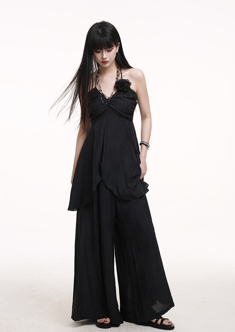 Lazy Style Halter Neck Top/Pants LAD0167