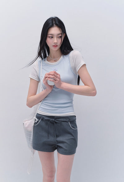 Simple Short Sleeve T-shirt FRA0332