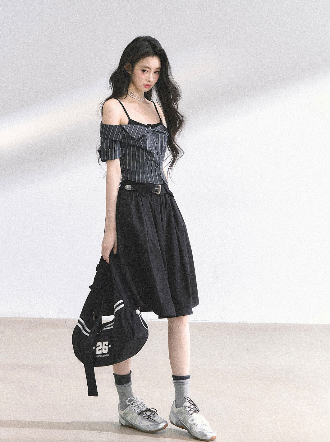 Fake Two-piece Striped Shirt DIA0531