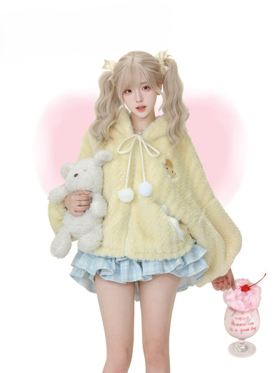 Creamy Yellow Pudding Jacket/Blue Plaid Cake Skirt SER0199