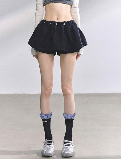 High Waist A- line Puffy Skirt DIA0562