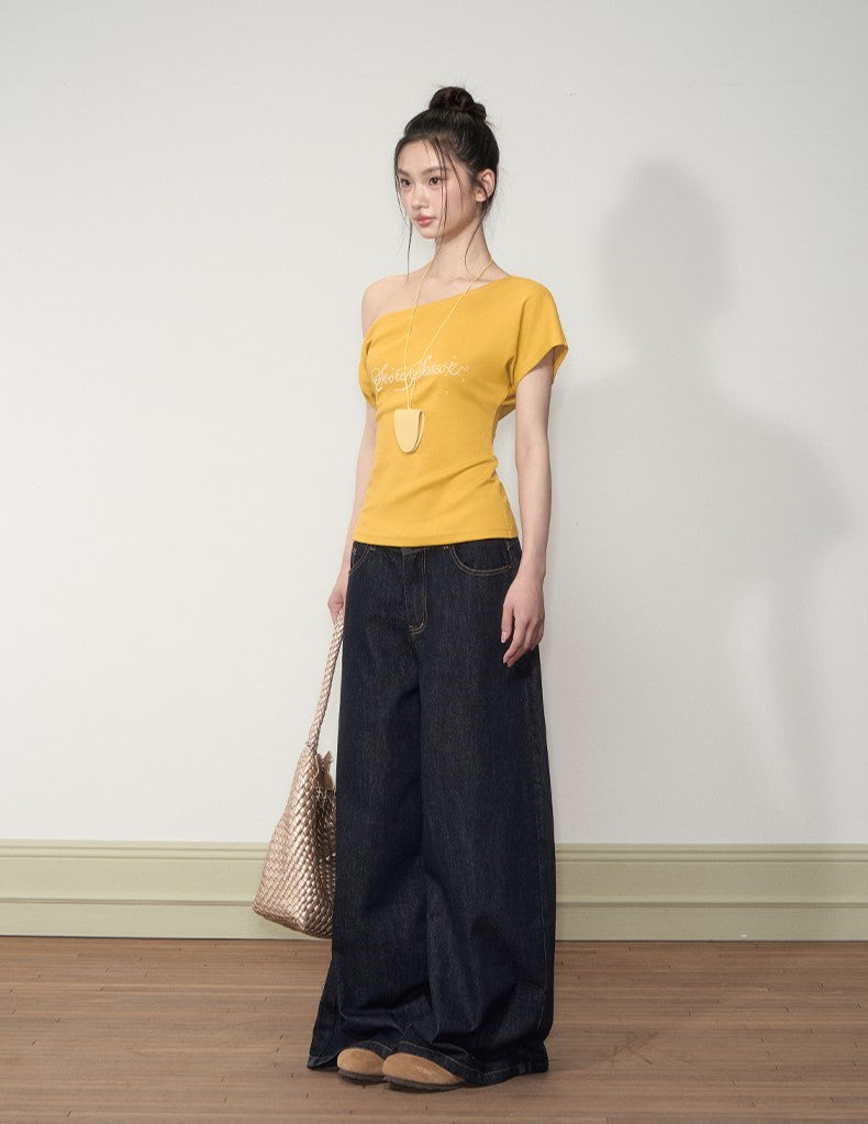 Twisted Diamond Pearl Casual T-shirt SOO0009