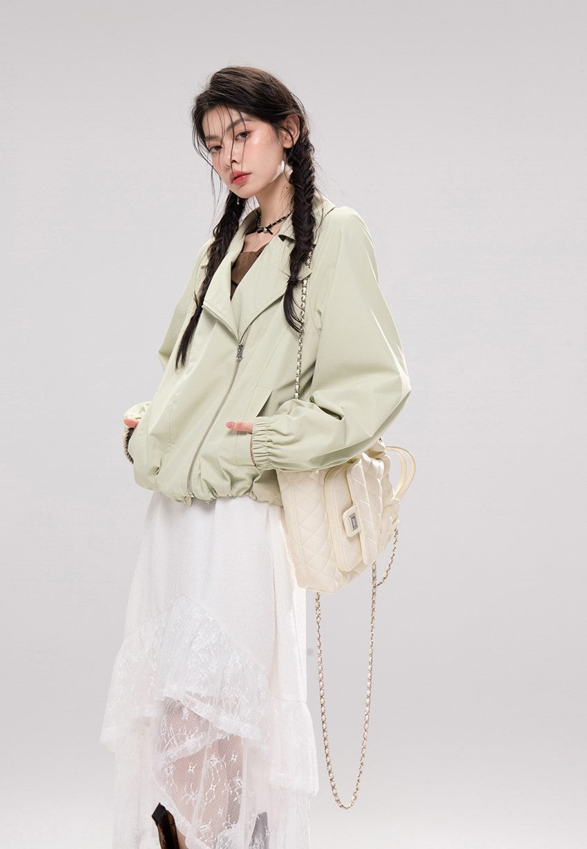 White Lace Irregular Layered Skirt COT0233