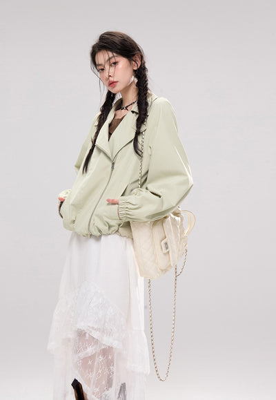 White Lace Irregular Layered Skirt COT0233