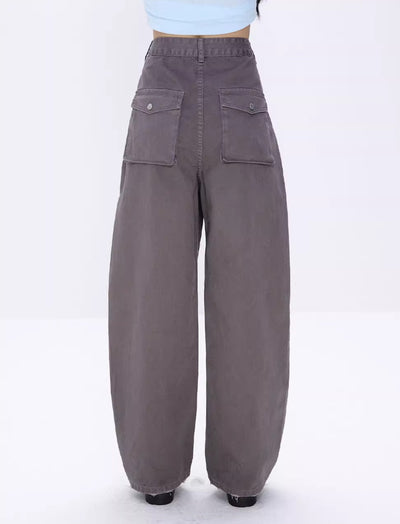 Grey Casual Scimitar Jeans NEC0219