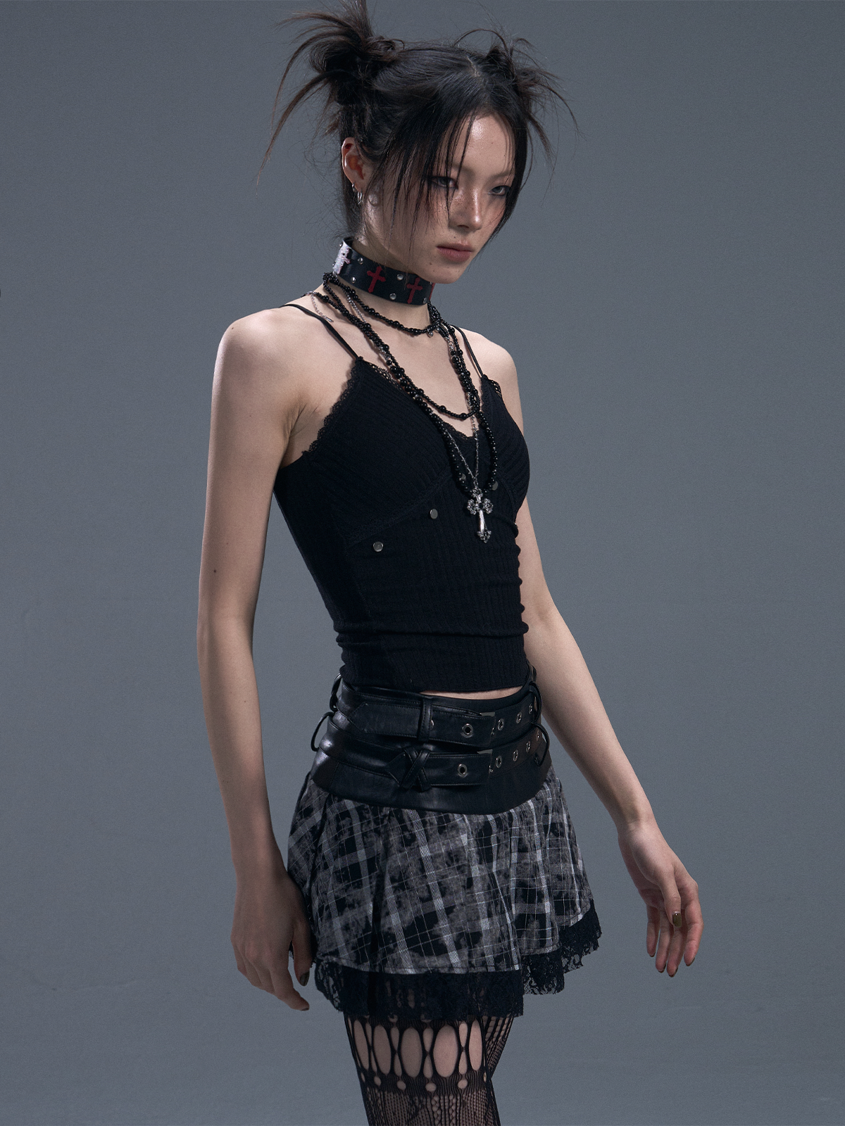 Punk Rock Knitted Camisole FRU0092
