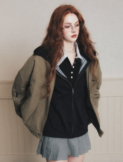 Retro Silhouette Workwear Jacket LUL0185