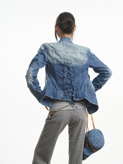 American Retro Short Denim Jacket UNC0316