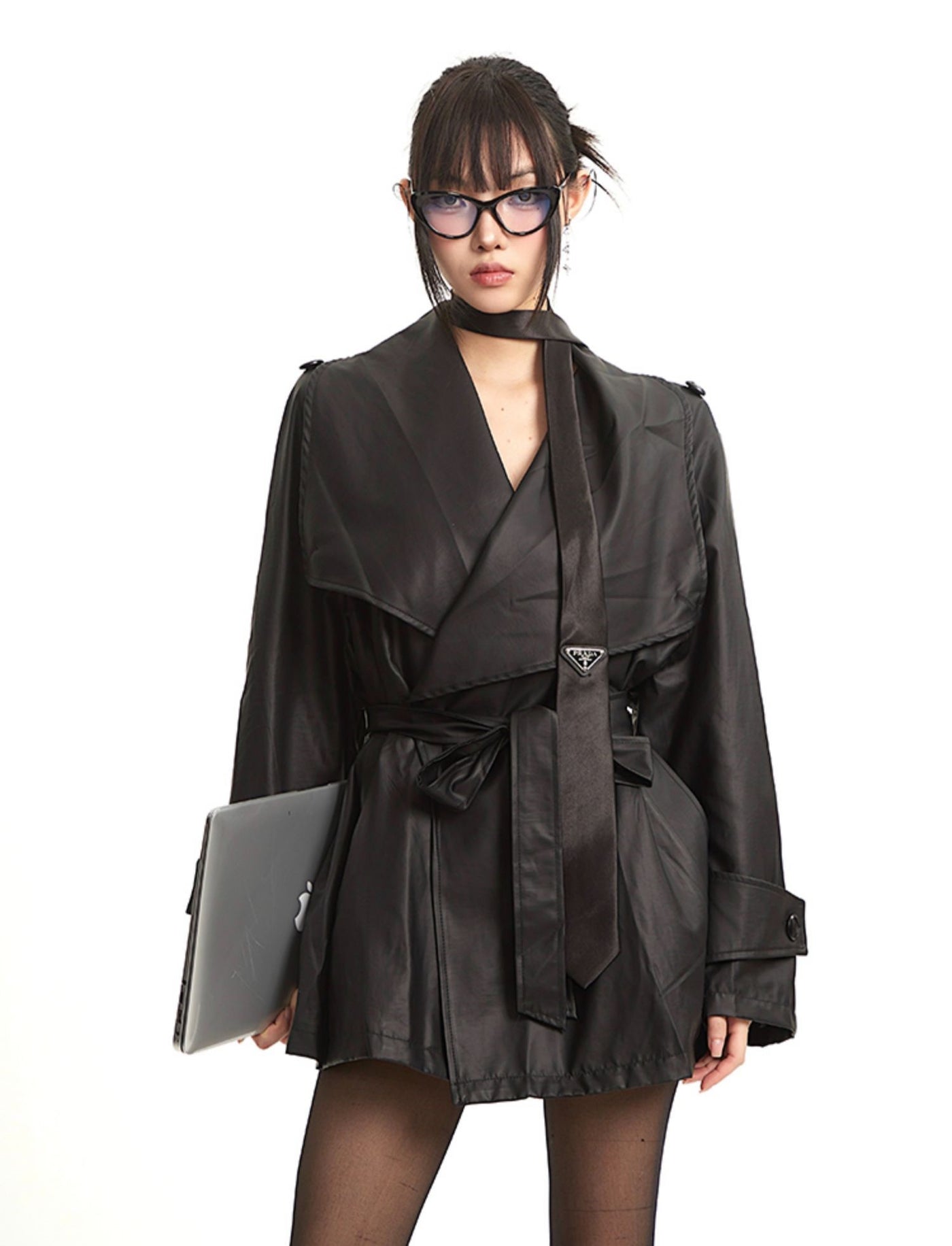 British Style Lapel Trench Coat UNC0273