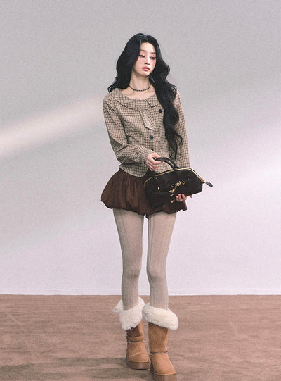 Plaid Long Sleeves Shirt DIA0639