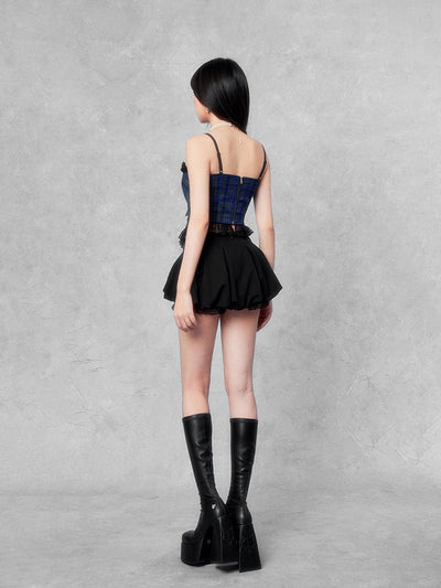 Lace Flower Slim Design Pants Skirt VOC0184