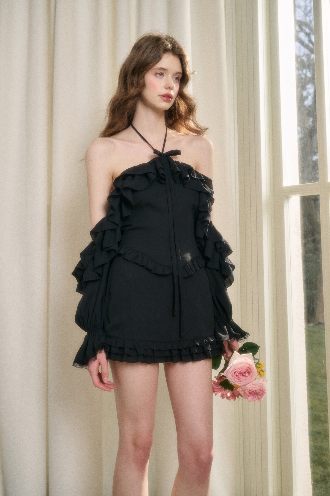 Bow Tie Halter Neck Top/Skirt GRO0138