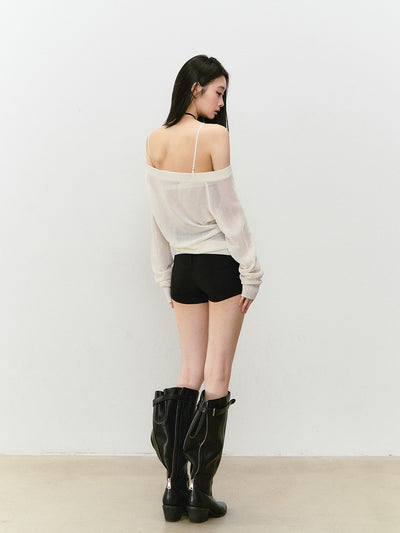 Flower Hollow Casual Jacket VIA0332