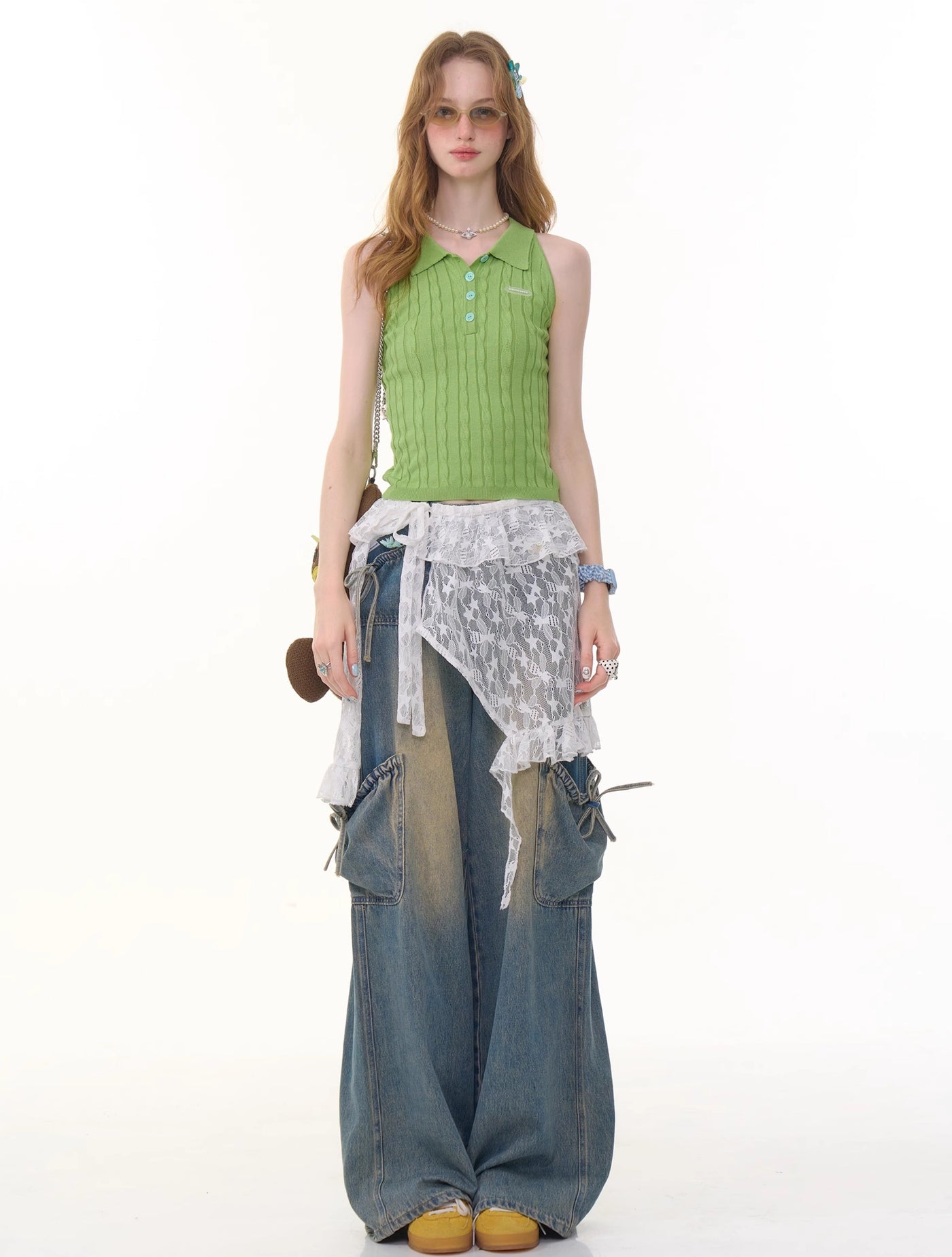 American Retro Sleeveless Knit ZIZ0281