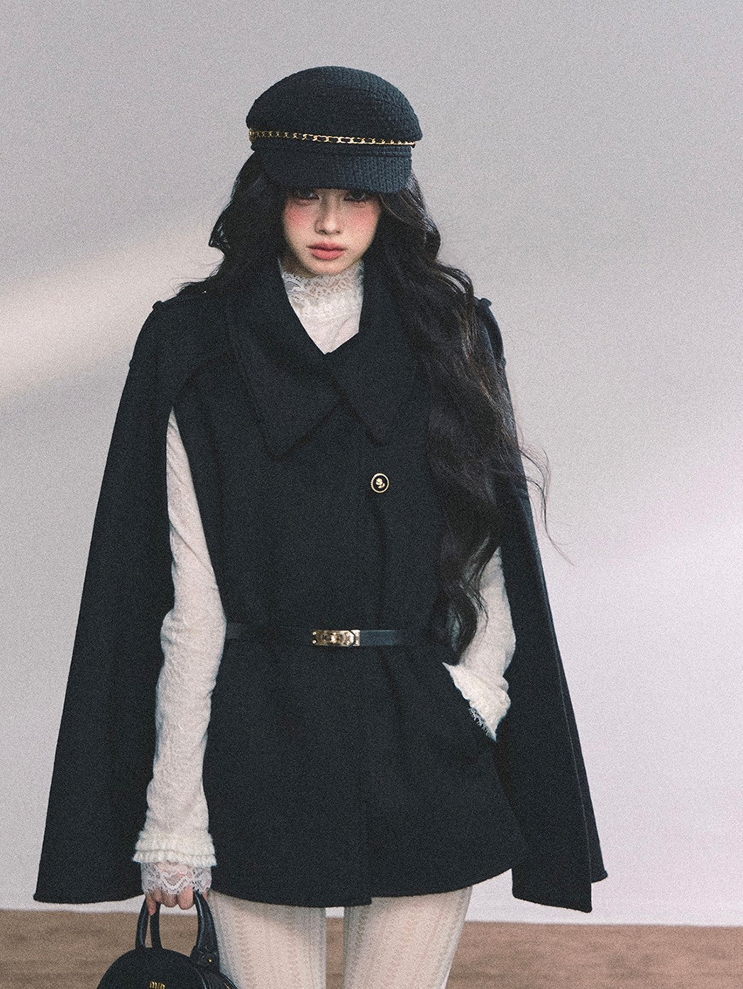 French-style Suit Black Jacket DIA0643