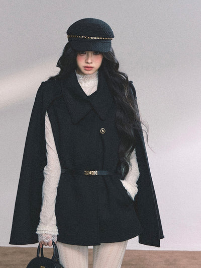 French-style Suit Black Jacket DIA0643