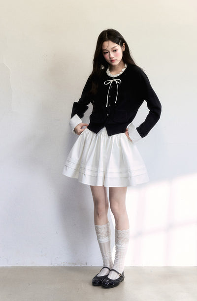 Ballet Style Bow Cardigan/Tutu Skirt FRA0496