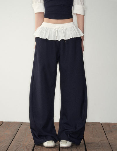 One-shoulder Top/Ruffled Scimitar Pants SOO0007