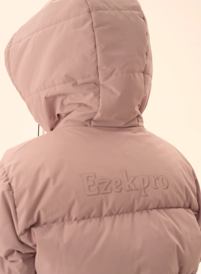 Hooded Zip Short Casual Down Jacket EZE0133