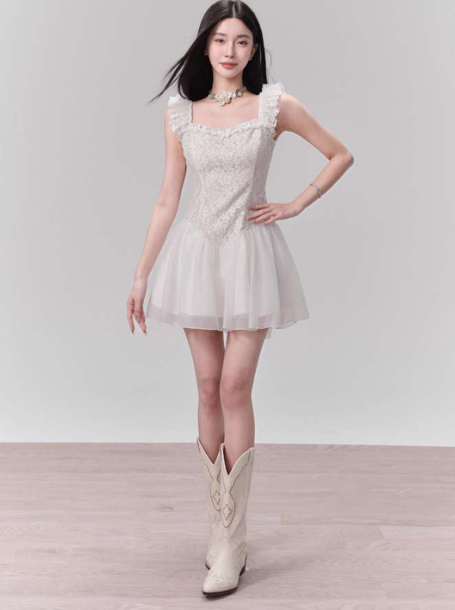 Ballet Dream Romantic Patchwork Dress FRA0122