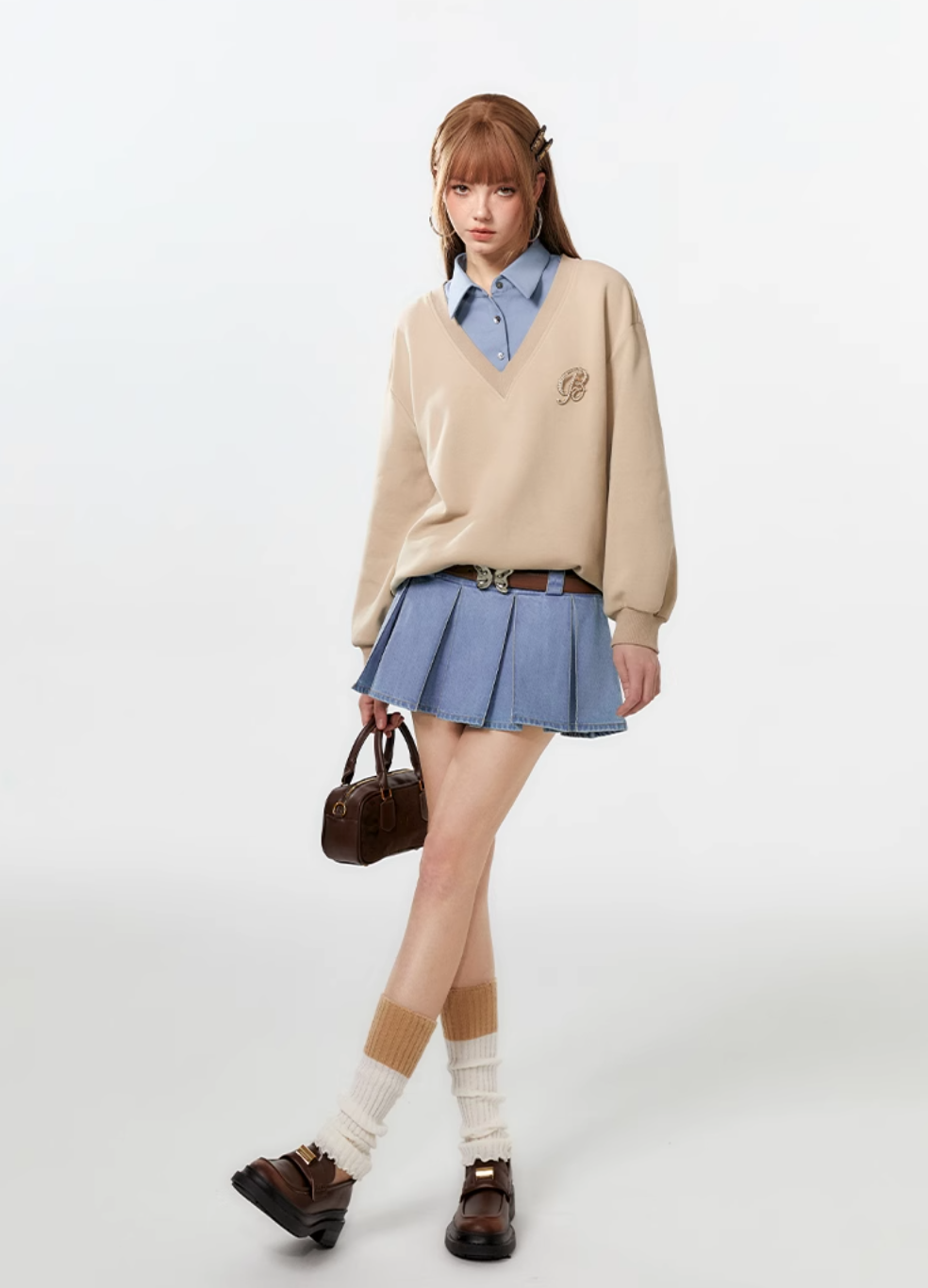 college style knit BOH0013