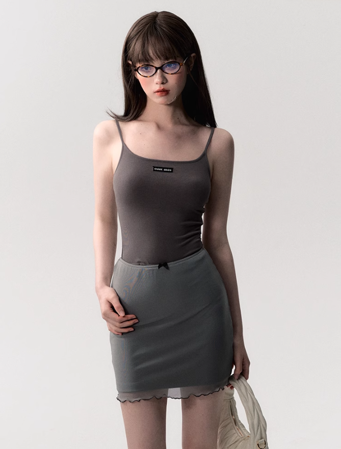 Solid Color Camisole/Top/Short Skirt/Long Skirt OAK0162