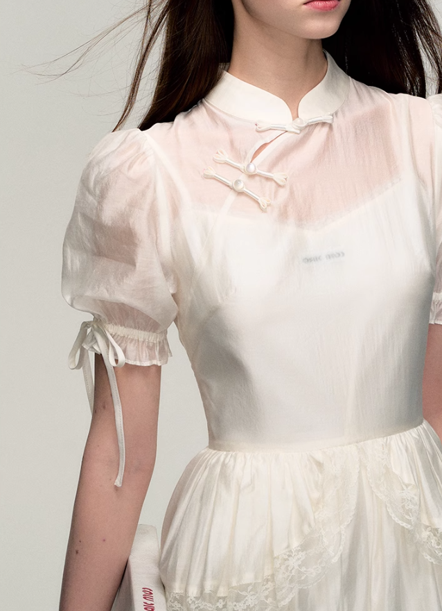 Chinese Style Lace Outwear Dress/Suspender Dress OAK0169