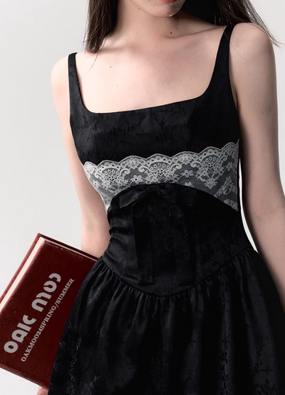 Lace Jacquard Patchwork Dress OAK0171