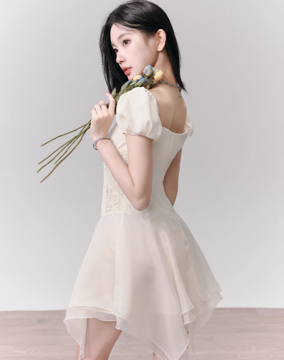 Romantic Patchwork Princess Dress FRA0159