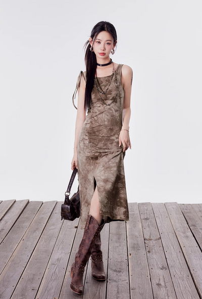 Wasteland sleeveless pleated dress LAC0183