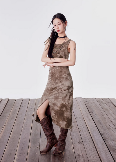 Wasteland sleeveless pleated dress LAC0183