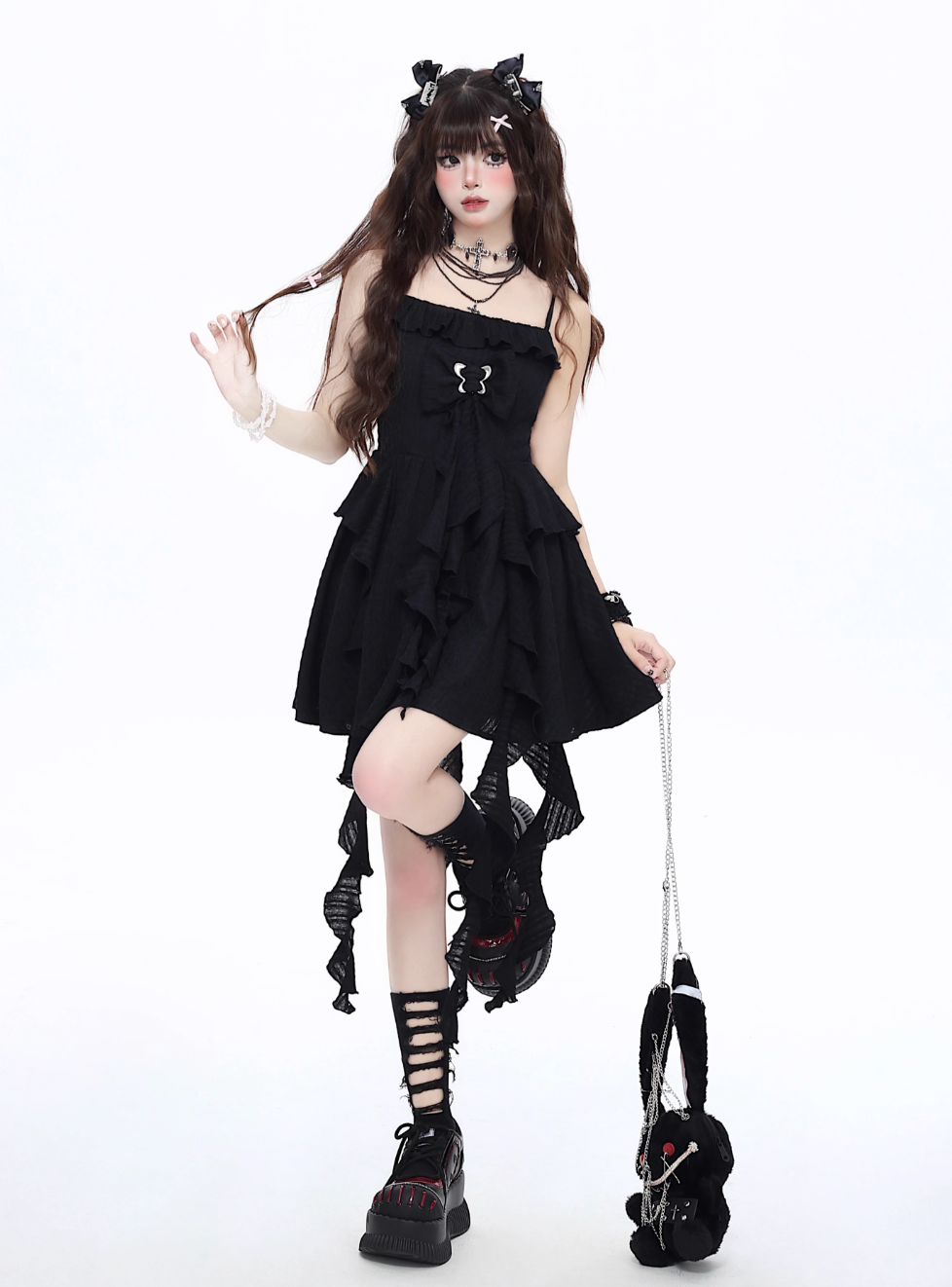 waist suspender dress CRA0057