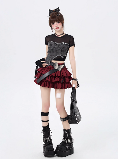 ribbon dopamine tutu skirt CRA0073