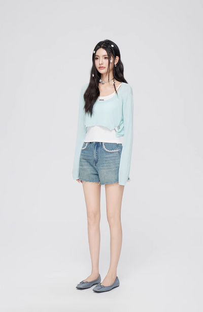 Camisole layered short top MAC0063