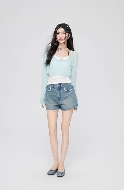 Camisole layered short top MAC0063