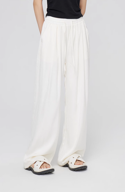 ICE SILK DRAPED WIDE LEG PANTS MAC0068