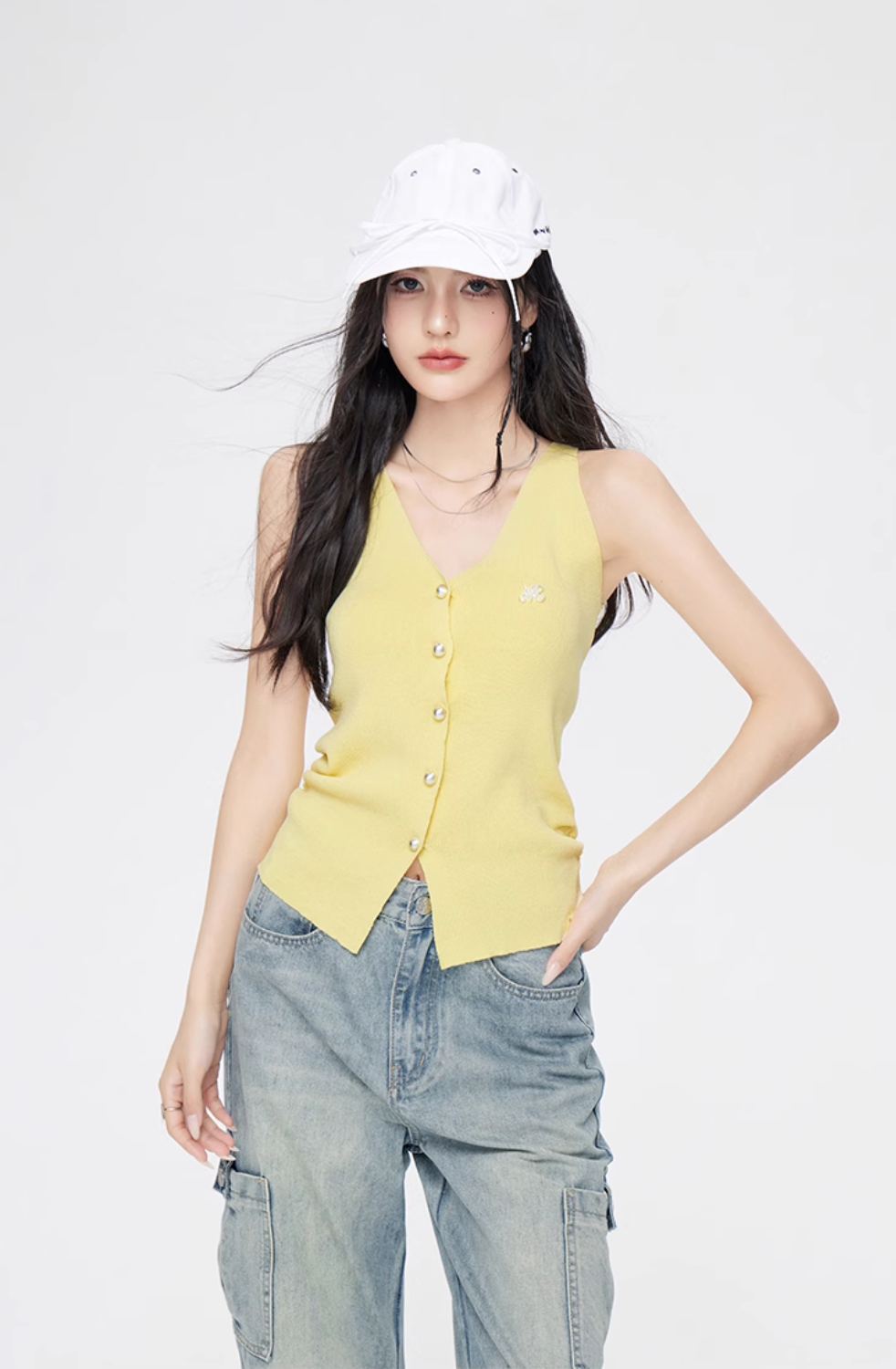 Summer design waist slimming fashionable top MAC0073