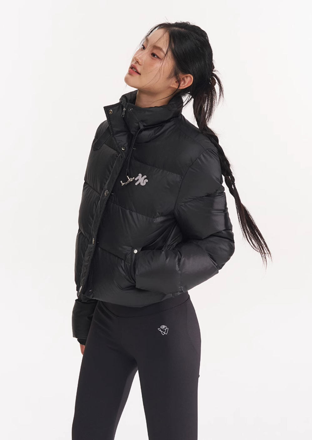 stand collar short down jacket NOT0240