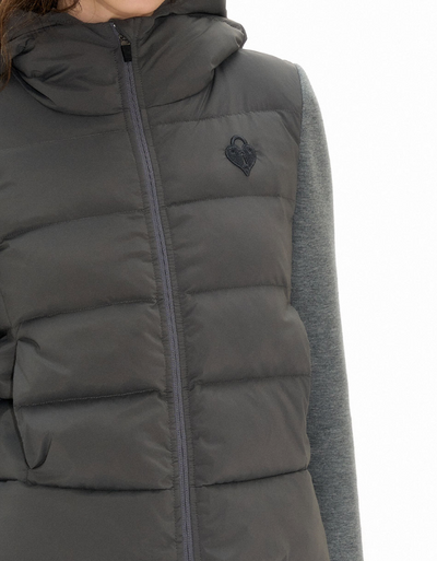 Hoodie Slim White Duck Down Jacket NEC0105