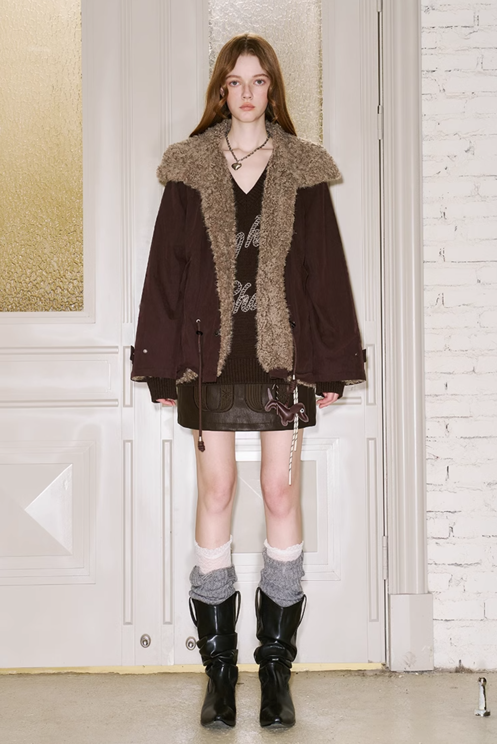 cool jacket fur coat DID0196