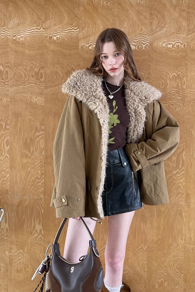 cool jacket fur coat DID0196