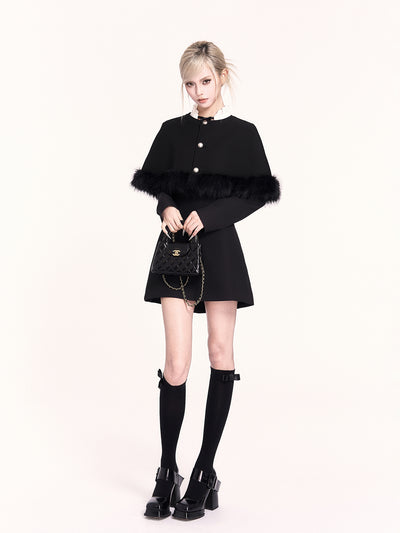 Shawl Cape/Slimming Lace Dress VOC0488