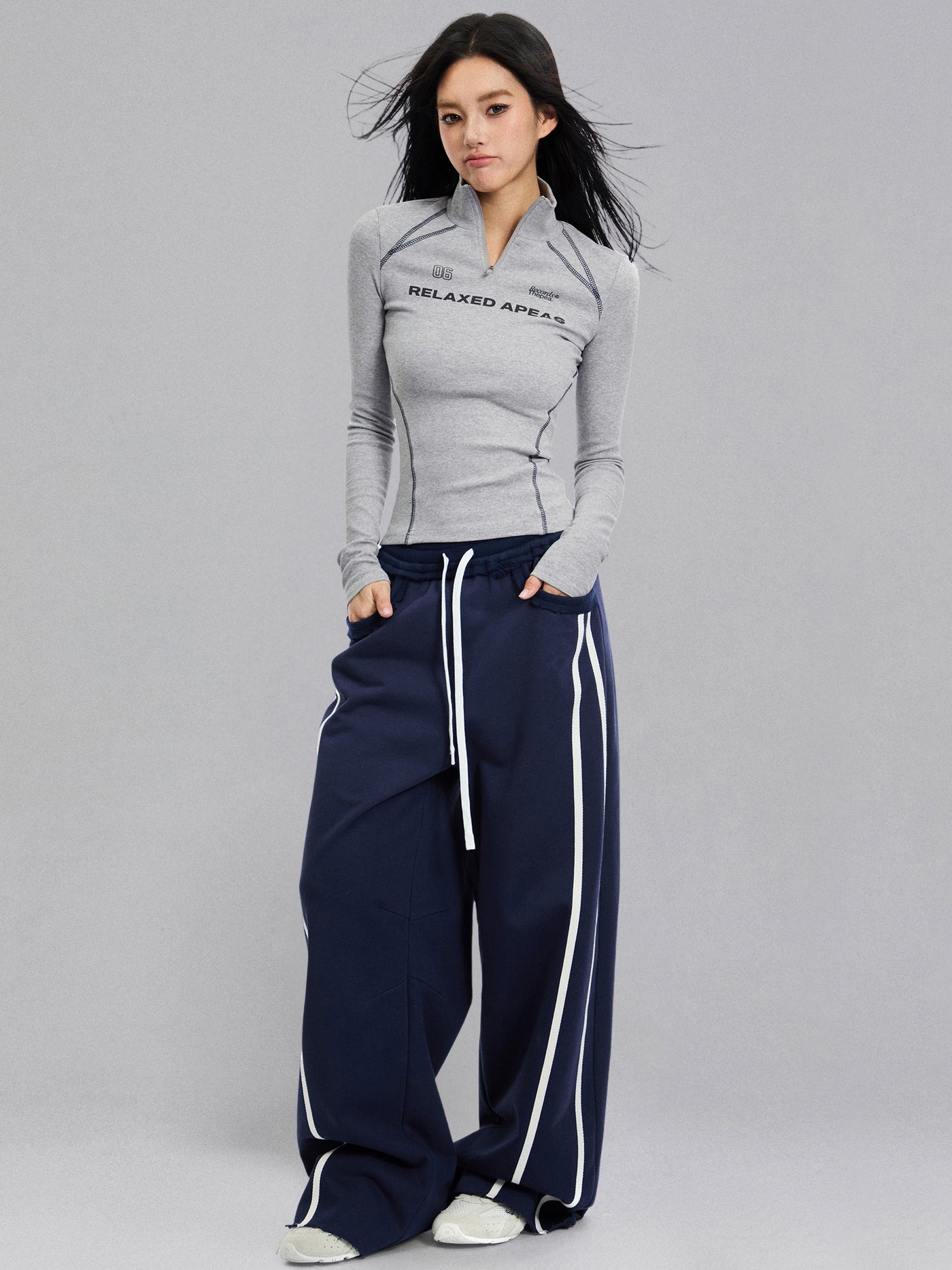 Side Striped Sports Sweatpants APE0365