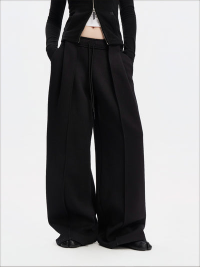 Curved Drape Silhouette Sweatpants SAL0207